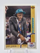 1991-92 Upper Deck - Draft Pick Larry Johnson #2 (RC)