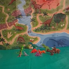 Dinosaur Figures Play Set, 11 Assorted Toys Dinosaurs 3-4 4-7 Years