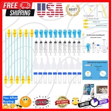 10 Set AI Artificial Insemination Dog Breeding Kit, Canine Breeding Kit, Disp...