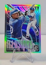 2020 Panini Donruss Optic - Optic Illusions Mookie Betts #OI-7 Holo Prizm
