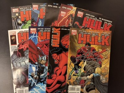 Hulk #3, #5 - #12 VF/NM- 9 Book Lot 2008.  Variant Covers #5, #7, #9-#12.  MCU