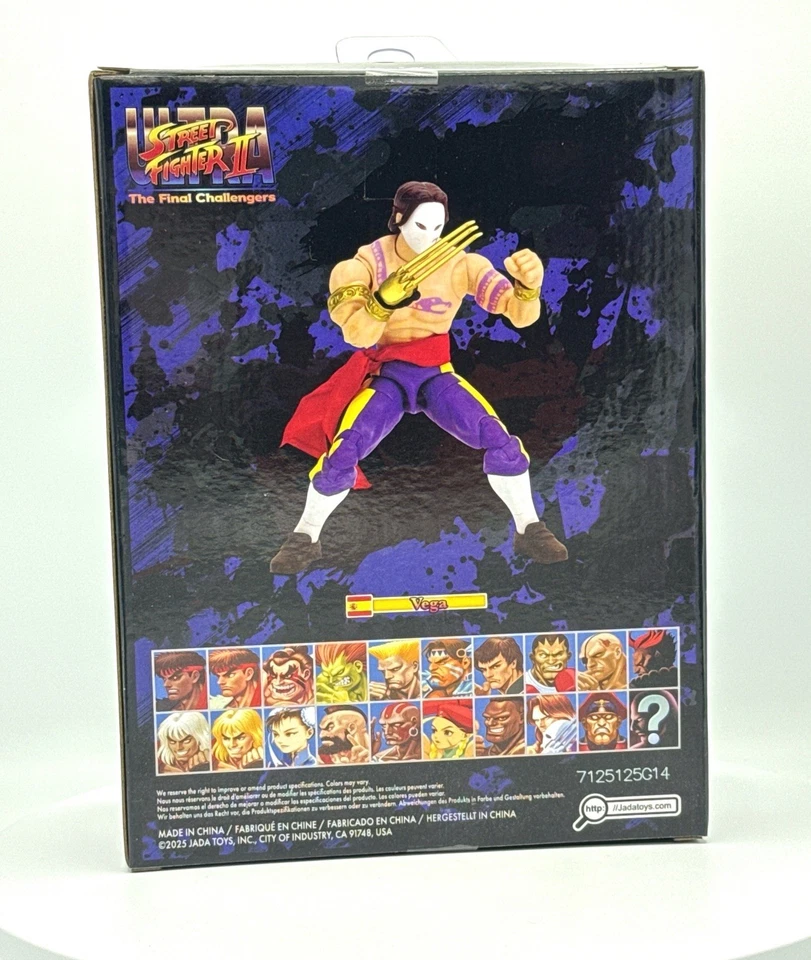 Ultra Street Fighter II Vega 6-Inch Action Figure - Image 2 of 2