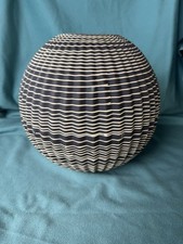 west elm Ellara Ceramic Vase, Large, Hand-crafted, 25cm high  x 27cm diameter