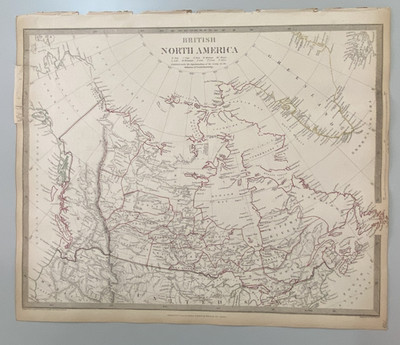 1834 ''British North America'' SDUK Map Society for Diffusion of Useful Knowledge