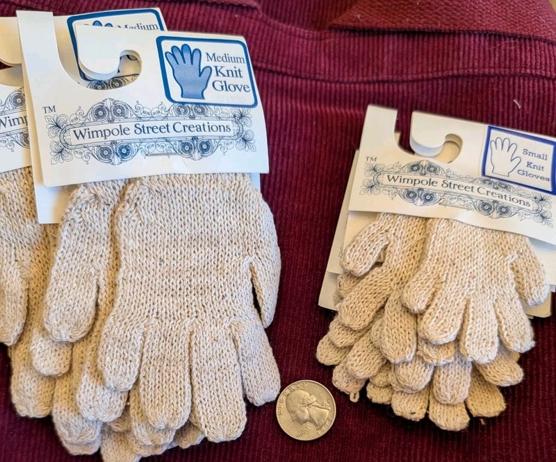 Vintage Wimpole Street Creations Gloves Lot Doll Crafting 3 Of Each Size