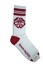 Alexander McQueen Side Seal Socks Mens M Brand New
