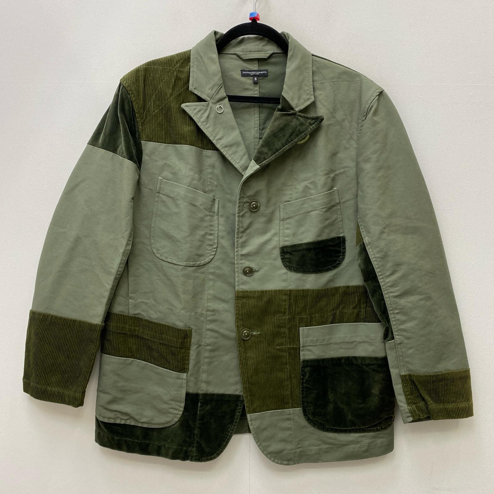 Engineered Garments Patchwork Khaki Green Size: S… - image 1
