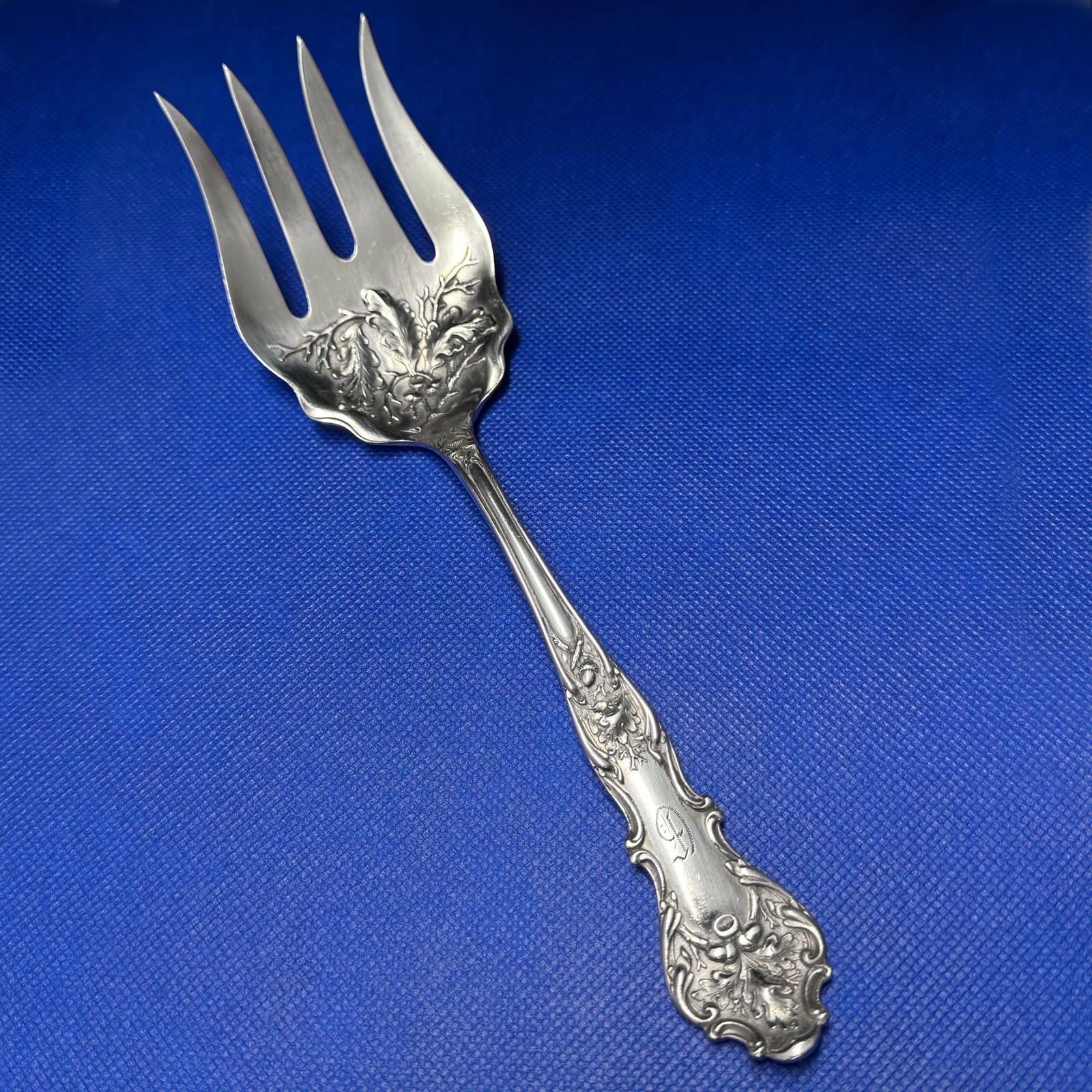 Charter Oak by 1847 Rogers Large Silverplate Salad Serving F