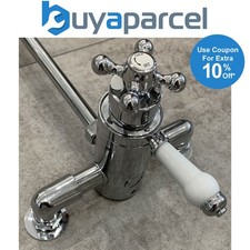 Traditional Thermostatic Dual Control Exposed Shower Mixer Valve - 150mm Centres