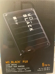 WD noir P10 5TB Portable External Jeu Disque dur pour PS4,PS5, XBOX, PC FREE SH