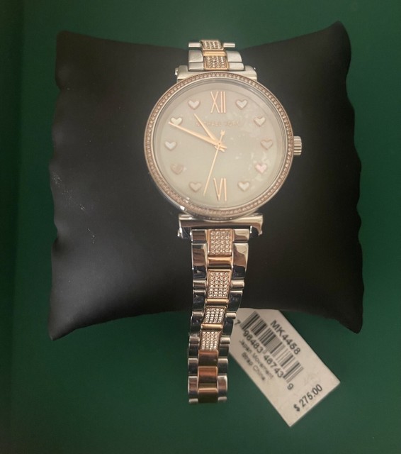 Michael Kors MK4458 Sofie Silver Rose 