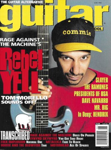 Guitar School JUN 1996 Rage Against The Machine, Slayer, The Ramones, Mr. Big - Picture 1 of 3