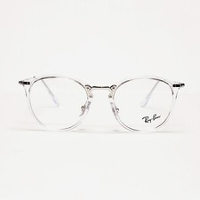 Ray Ban RB7140 Eyeglass Frames Round Phantos Eyewear Transparent 49-20 150mm