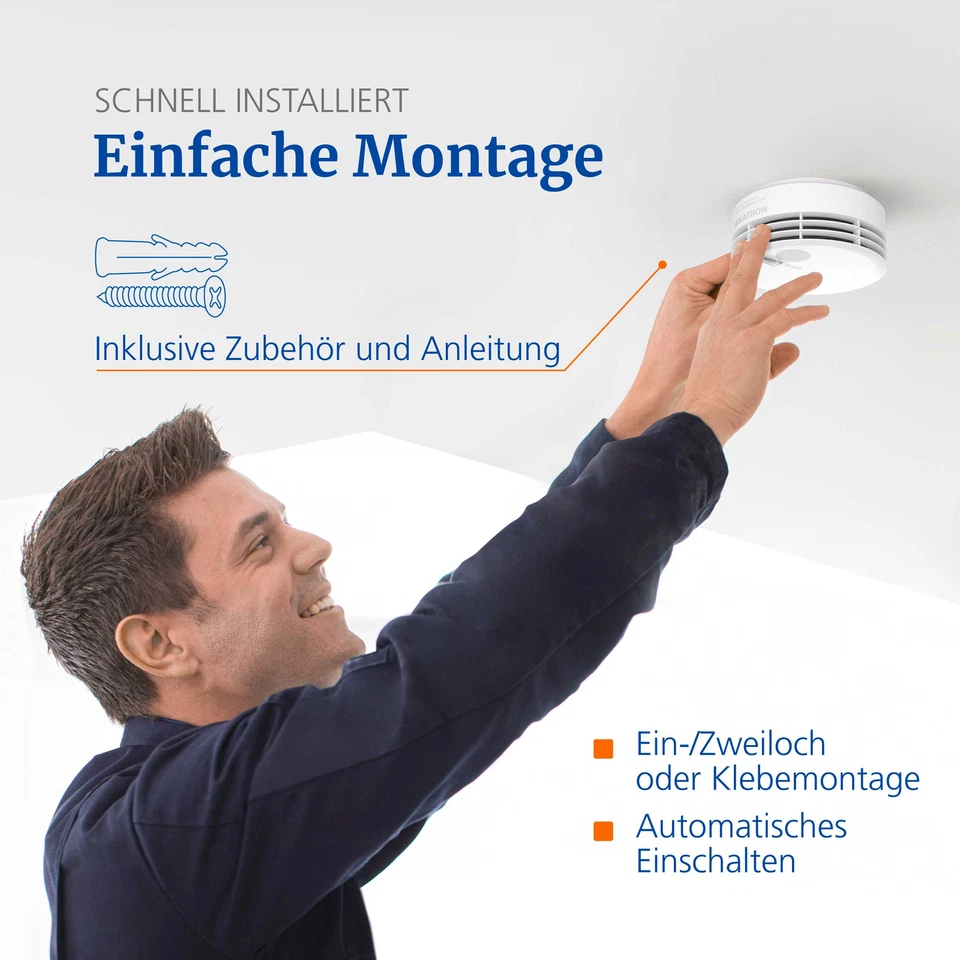 Hekatron Genius Plus Rauchmelder 10 Jahre Batterie Testsieger Stiftung Warentest - Bild 4 von 4