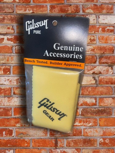 NOS GENUINE Gibson Pure Gear Case Candy Electric Guitar Polish Cloth