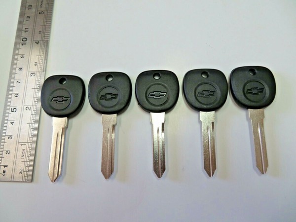 Lot 5 New B91-GCP GM Non Chip Ignition Key Blank Uncut Blade /Made by Ilco 