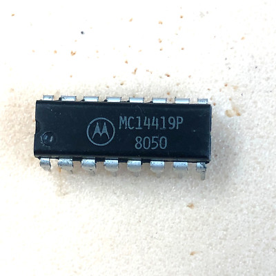 4pcs MOTOROLA MC14419P 2 of 8 KEYPAD TO BINARY ENCODER STROBE GENERATOR 16DIP