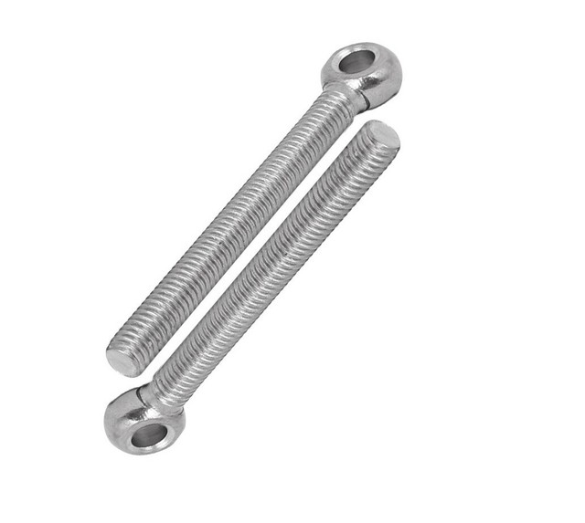2x 28Thread 304 Stainless Steel Rod End Swing Eye Bolt eBay