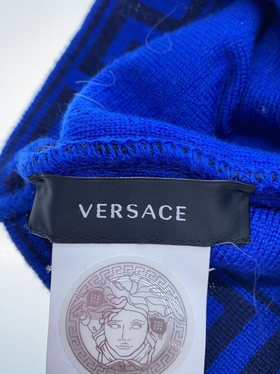 VERSACE Knit Cap Wool Navy Women's ICAP0025 | eBay