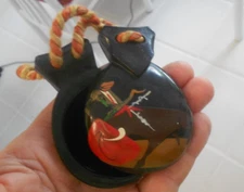 castanets flamenco wood bullfighting handpainted design