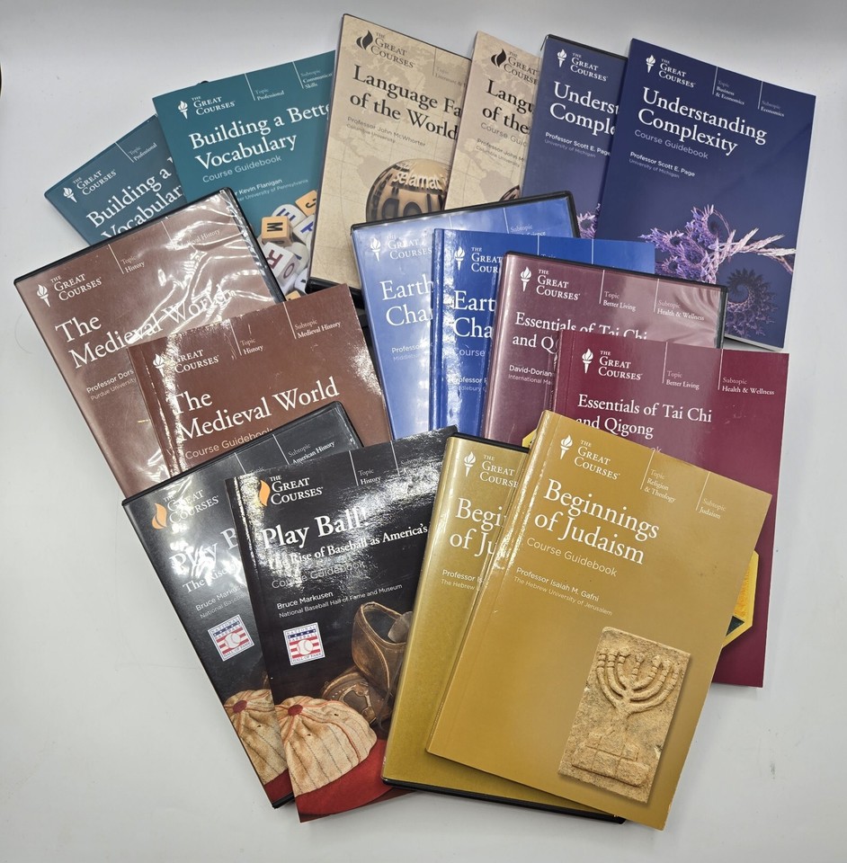8 Courses of The Great Courses DVDs &amp; Guidebooks. Nice | eBay