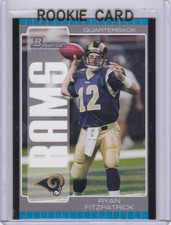 RYAN FITZPATRICK 2005 Bowman ROOKIE CARD Football RC Tampa Bay Bucs FITZ-MAGIC!