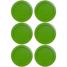 Replacement Lid for Pyrex 1-CUP Storage Cover 4" Bowl 7202-PC GREEN (6-Pack)