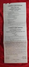 1940 COX THEATER Cincinnati,Ohio Broadside Playbill  Broadside