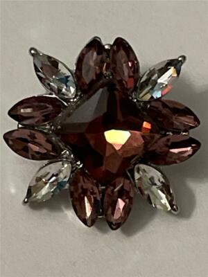 Fit Ginger Snap Pink Rhinestones 18mm snap KC7522