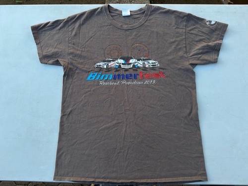 Bimmerfest Car Show Brown Tee Size Medium - Picture 2 of 16