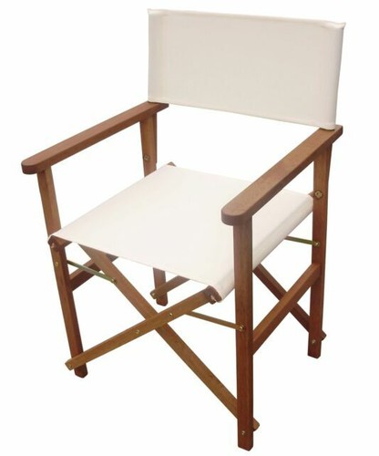 Sedia Pieghevole Effetto Legno Antracite - Resina E Metallo, Per Esterno/Mare/Picnic, 86x45x50cm