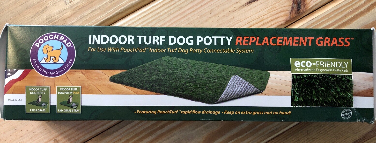 PoochPads Indoor Dog Potty Replacement Grass, 23" L X 15" W X .5" H eBay