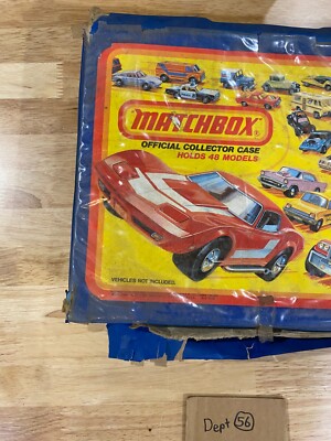 VIntage 1980 Matchbox Official Collectors Case Holds 48 VIntage 1980 Matchbox Official Collectors Case Holds 48