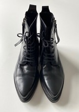 Acne Boots Stiefellette Leder schwarz  38 Klassiker