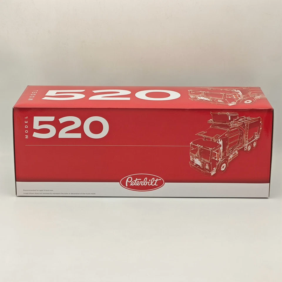 1/34 FIRST Peterbilt 520 Wittke Front End Loader Refuse Truck 10-4195 - Image 3 of 4