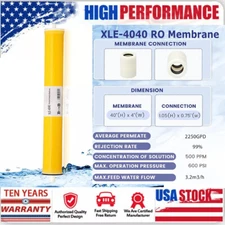 XLE 4040 Reverse Osmosis Membrane for DOW Filmtec Membrane Replacement 4"x40" US