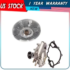 Water Pump + Fan Clutch Kit Fits 87-96 Ford F-250 E-150 Econoline V8 5.0 5.8 E&F