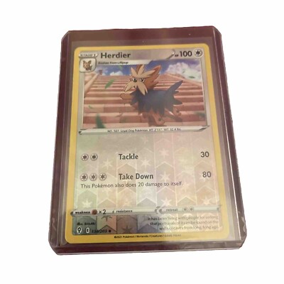 Herdier [Reverse Holo] #134 Pokemon Evolving Skies