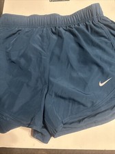 Women's Nike CU8890 Dri-Fit Running Run Shorts 462 Teal Blue Size S