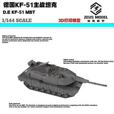 1/144 Germany KF-51 MBT Main Battle Tank Unpainted Resin Model Kit 3D Printed