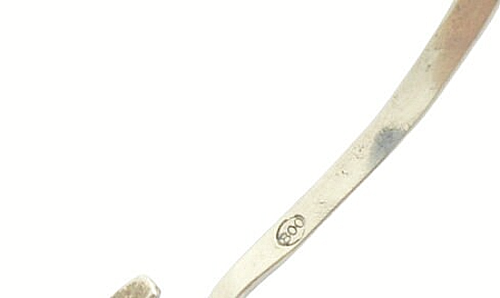 HOOK BRACELET in SILVER 800 In gift box rigid bracelet for her or him Original - Picture 4 of 8