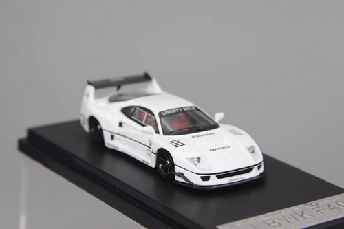 Street Weapon 1/64 Scale Ferrari F40 LBWK White Diecast Car Model Toy ...