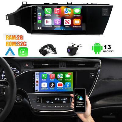 Apple Carplay For Toyota Avalon 2013-2018 Android 13.0 Car Stereo Radio GPS Wifi