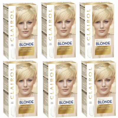 6-New NNE COTY HAIR Clairol Nice N Easy Born Ultimate Blonding Bleach Blonde Hai