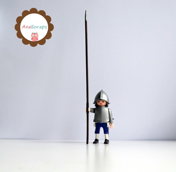 Playmobil - Custom piquero francés (Medieval, Edad moderna, Historia, Tercios)
