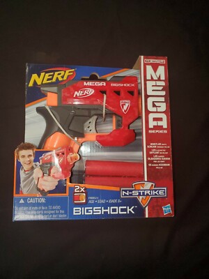  Nerf N-Strike MEGA Bigshock + 1 Pack of Extra Darts *BRAND NEW**FACTORY SEALED*