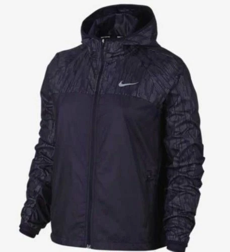 Nike Shield Flash Repel Racer Women's Reflective Print Running Jacket - Image 4 of 4
