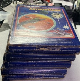 INTELLIVISION LOT OF 5 STAR STRIKE/ASTROSMASH/SPACE HAWK /SPACE BATTLE/SP.ARMADA
