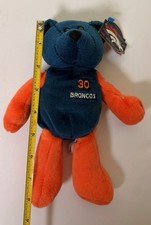 Vintage Denver Broncos Terrell Davis 30 Plush Bear Limited Treasures NFL NWT