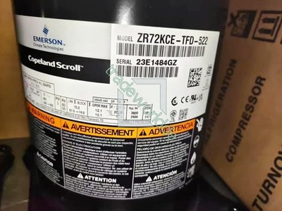 1PC EMERSON Copeland compressor ZR72KCE-TFD-522 NEW